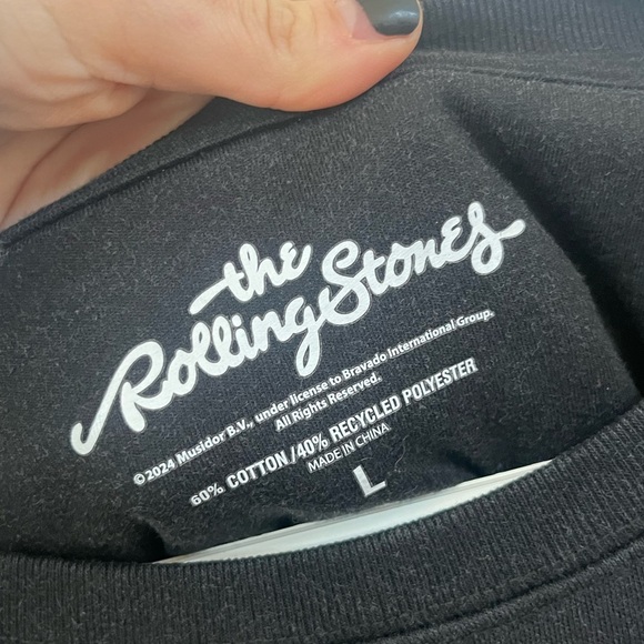 Rolling Stones Black Sweatshirt - Picture 3 of 4